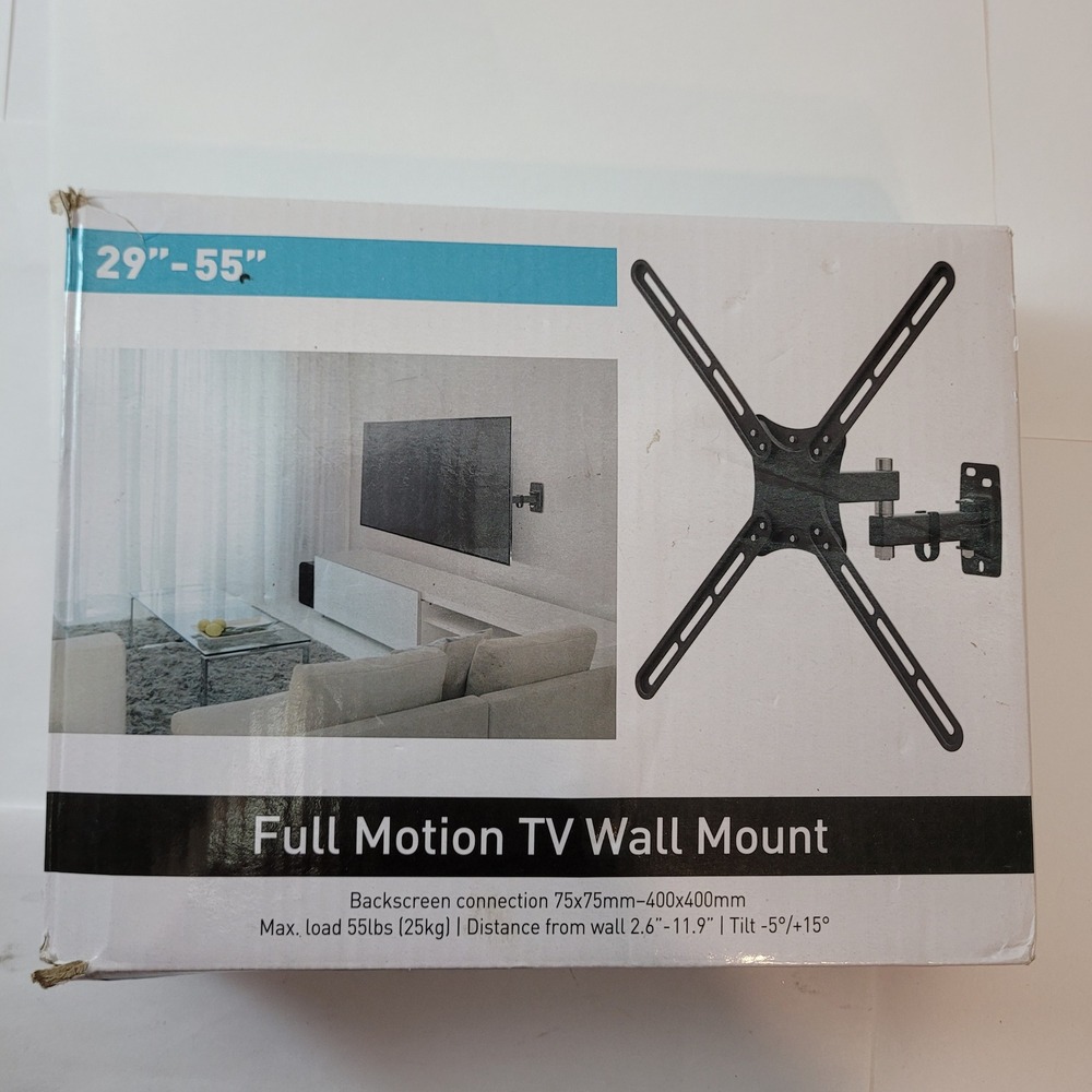 Generic Full Motion TV Wall Mount 29-55 Inch Swivel Tilt Articulating‎ Arm 55lbs